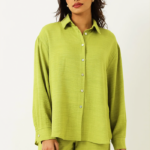 Long Sleeve Crinkle Shirt