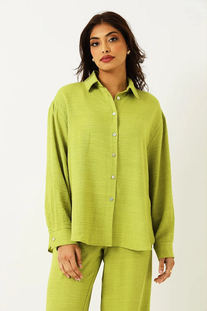 legit-long-sleeve-crinkle-shirt-sage-f Long Sleeve Crinkle Shirt - Image 1