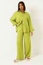 Long Sleeve Crinkle Shirt - Image 5