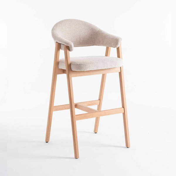 Alora Wooden Oatmeal Barstool